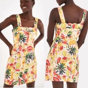 Farm Rio Frutas Lino Dress | Boho Dress | Colorful Dress | Mini Dress | Floral
